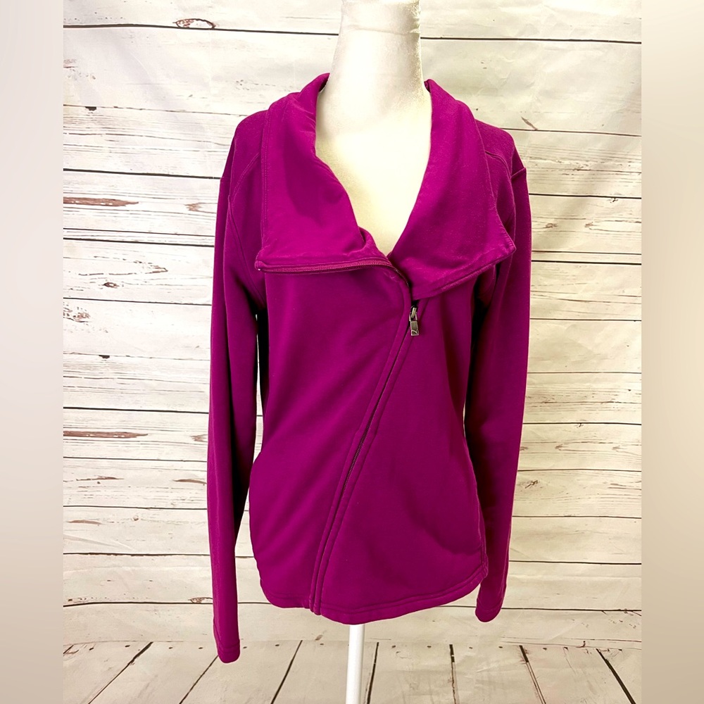 Puma Jacket Med Athletic Clothing plum color